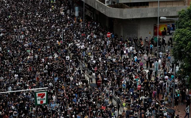 Article in Sakshi on the Protests in Hong Kong