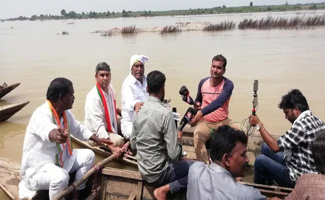 MLC Jeevan Reddy Visits Pranahita In Adilabad - Sakshi