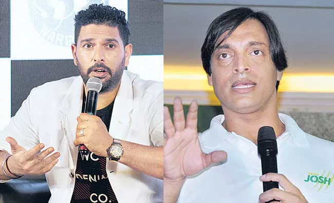 Yuvraj Singh Hilariously Trolls Shoaib Akhtar For Comments - Sakshi