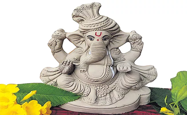 HMDA Focus Eco Friendly Ganesh Statue Distributing - Sakshi