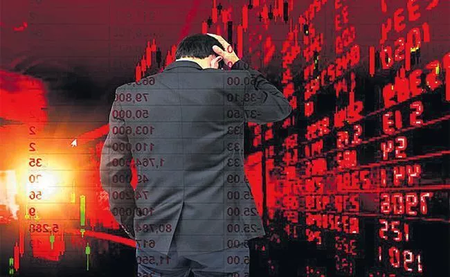 Sensex Drops Over 450 Points, Nifty Sinks Below 10,800  - Sakshi