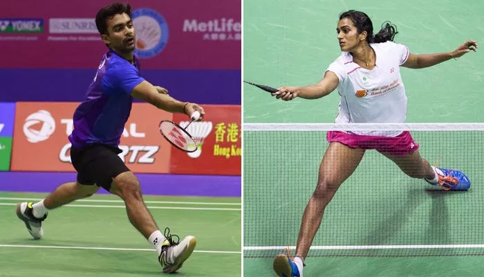 PV Sindhu, Sai Praneeth in quarterfinals - Sakshi