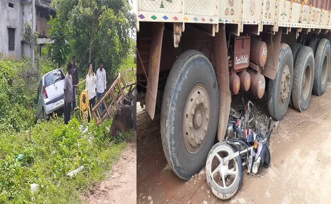 Road Accident In Kodada - Sakshi