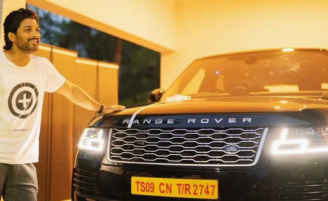 Stylish Star Allu Arjun Names his New Range Rover BEAST - Sakshi