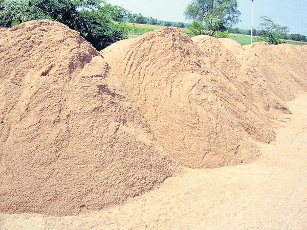 Sand Delivery to those who want it from next month - Sakshi