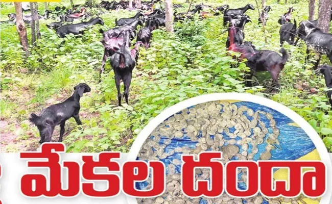 Goats Artificial Stone Business Is Rampant In Mahabubabad - Sakshi