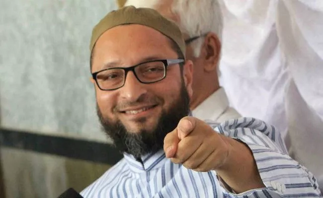 MIM MP Asaduddin owaisi Praises KTR   - Sakshi