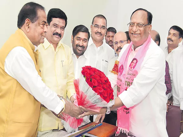 Sukhender Reddy Oath as an MLC - Sakshi