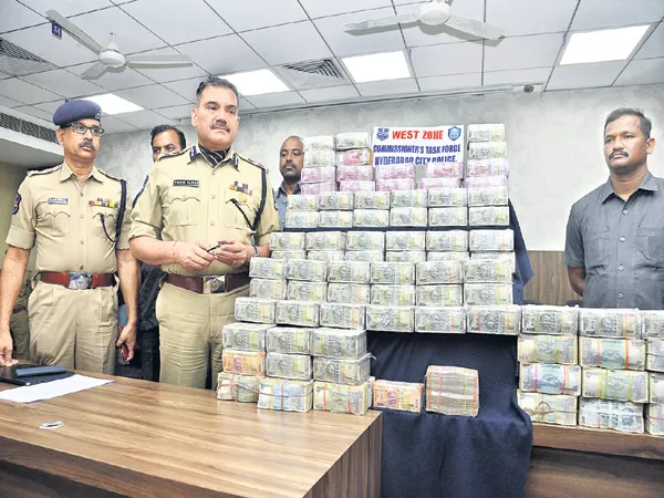 Rs 5 crore cash seized - Sakshi