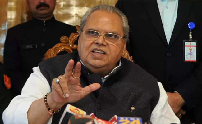 Satya Pal Malik Says Mobiles Used More by Terrorists, Less by Us - Sakshi