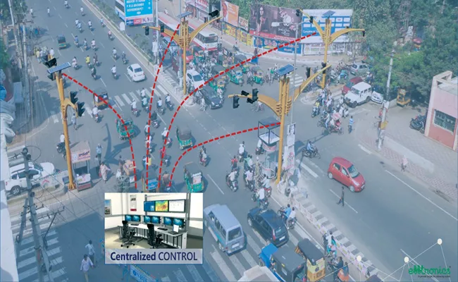 Introducing Adaptive Traffic Control System In Vijayawada Junctions - Sakshi