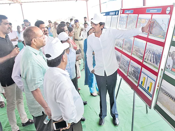 Collectors of all districts who visited the Kaleshwaram Project - Sakshi