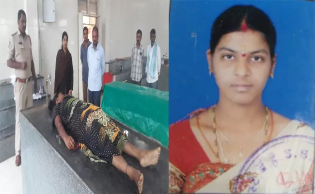 Husband Murdered  His Wife In Nasrullabad, Nizambad  - Sakshi