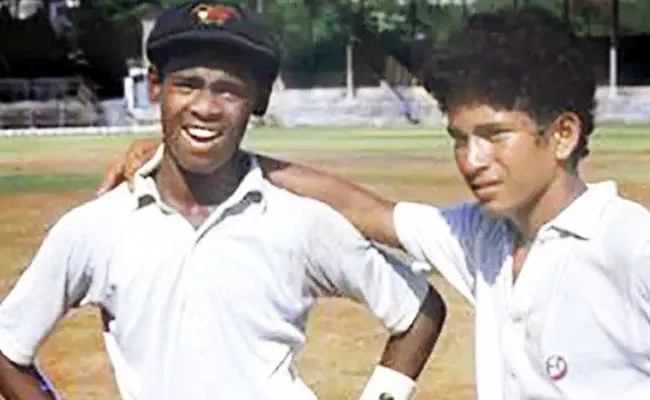 Sachin Tendulkar Shares School Days Photo With Vinod Kambli On Twitter - Sakshi