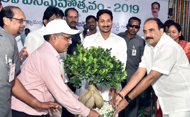 CM Jagan Tweet On Vanamahotsava Progarm In Andhra Pradesh - Sakshi