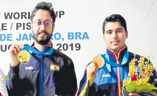 India Won Two Medals In Shooting World Cup At Brazil - Sakshi