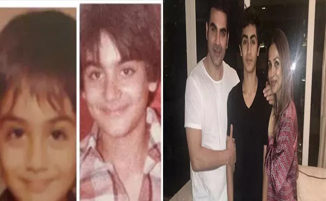 Malaika Arora Shares Arbaaz Khan Throwback Pic To Prove Son Arhaan Is Xerox Copy - Sakshi