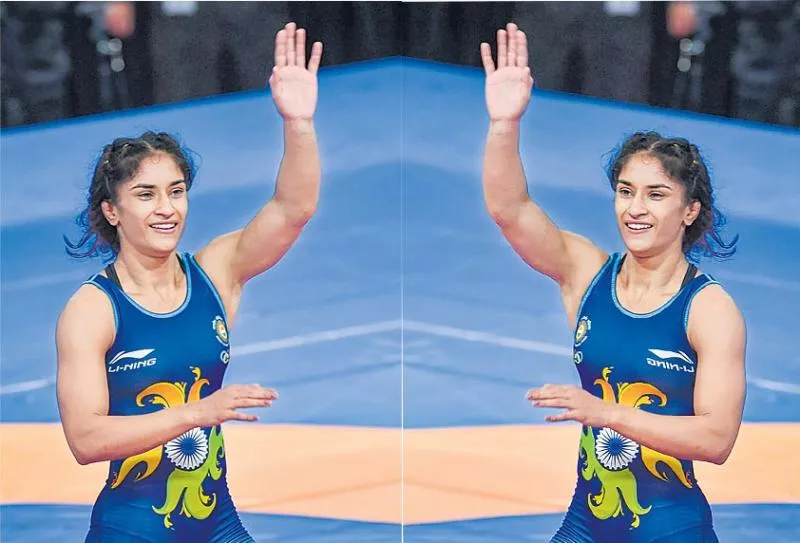 Vinesh Phogat creates golden hat-trick, wins Polish Open - Sakshi