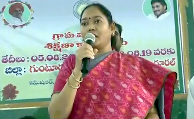 Minister Sucharita Started Training Classes For Village Volunteers - Sakshi