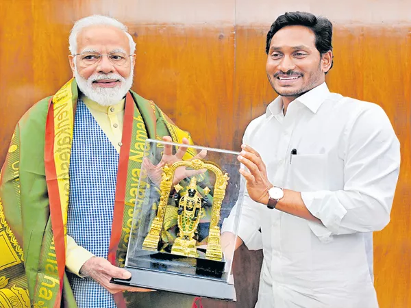 CM YS Jagan 45 minutes meeting with the PM Modi About Special Category Status - Sakshi