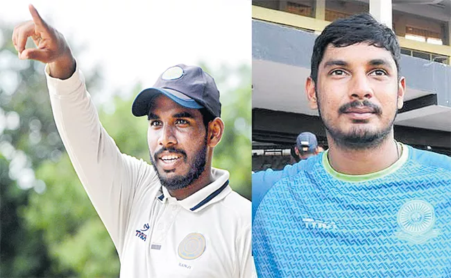 Ricky Bhuy And Akshath in Duleep Trophy - Sakshi