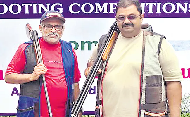 Ansari Wins Gold Medal In Shooting - Sakshi