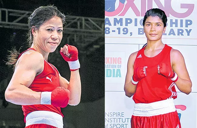 Boxer Nikhat shunted from World championship trials - Sakshi