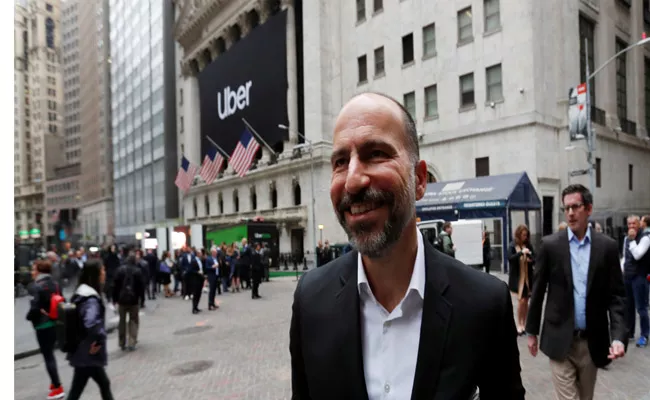 Uber sees biggest-ever quarterly loss usd 5bn in three months - Sakshi