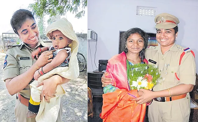 karimNagar CI Madhavi Friendly Policing Special Story - Sakshi