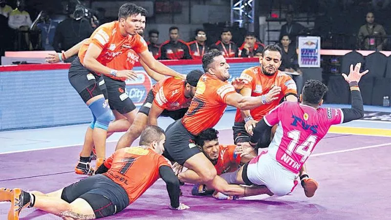 U Mumba a massive win over Jaipur Pink Panthers - Sakshi