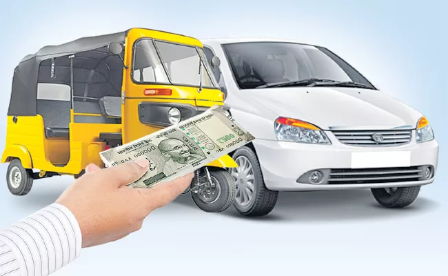 Issued the policies for 10 thousand financial aid to Auto and Cab Drivers - Sakshi