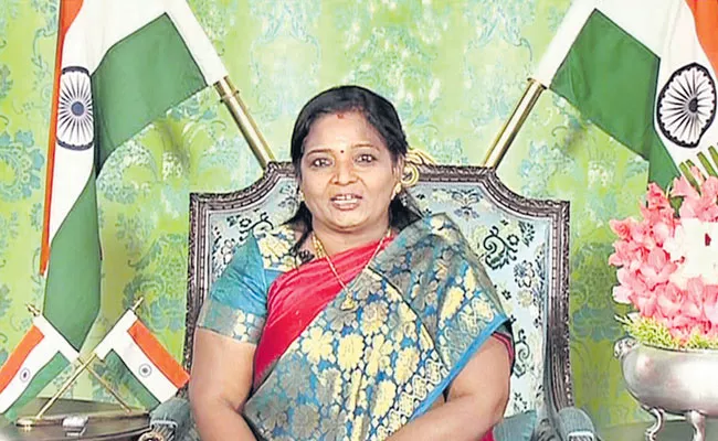 Tamilisai Soundararajan First Speech About Telangana People - Sakshi