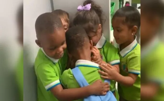 Boy Gets Huge Hugs After Surviving Hurricane Dorian - Sakshi