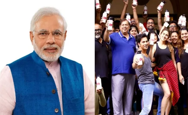 Narendra Modi Praises Varun Dhawan Coolie No 1 Team - Sakshi