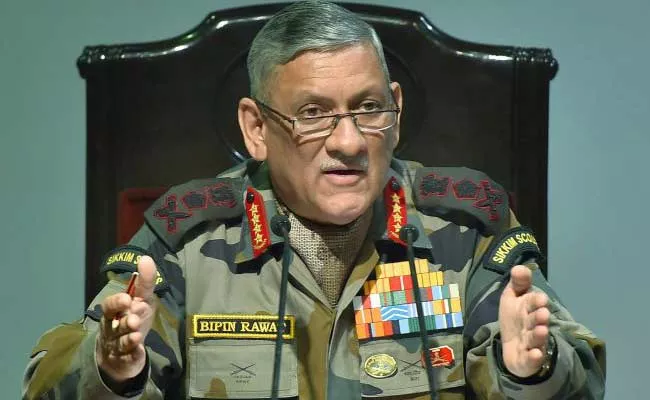 General Bipin Rawat Says Next Agenda Of India Is To Retrieve PoK - Sakshi