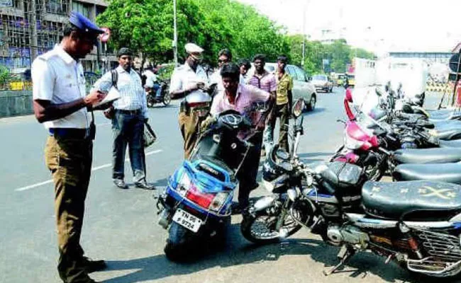 Motorists pay hundreds of crores of rupees each year - Sakshi