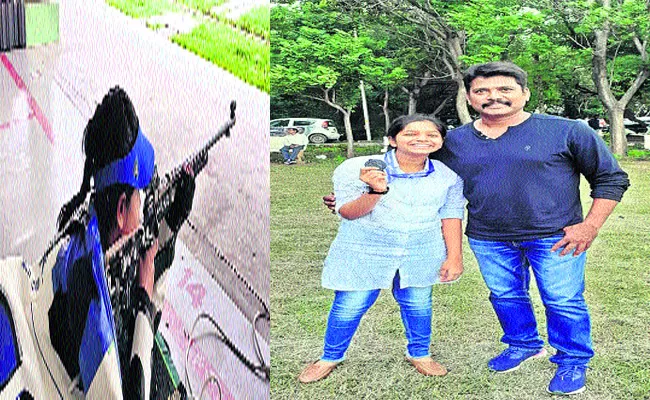 Special Story On Khammam Based Riffle Shooter Kondapalli Shreya Reddy - Sakshi