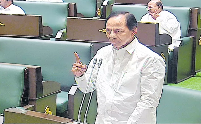 KCR Strong Reply To Bhatti Vikramarka Question Over Vote On Account Budget - Sakshi