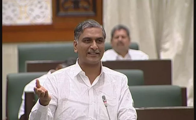 Congress Has Committed Not Giving National Status To The kaleshwaram project Says Harish Rao - Sakshi