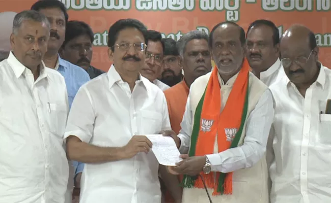 Vidya Sagar Rao Take Member Ship In BJP At Hyderabad - Sakshi