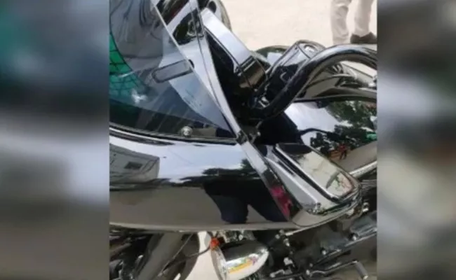 Delhi Man Was Fined Playing Music on Harley Davidson Bike - Sakshi