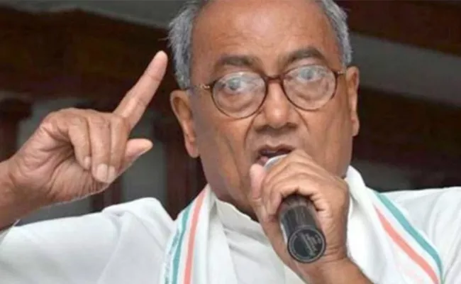 Digvijay Singh Said People Wearing Saffron Robes Molesting Inside Temples - Sakshi