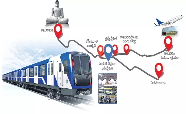 AP Government plan on Vijayawada metro rail project - Sakshi