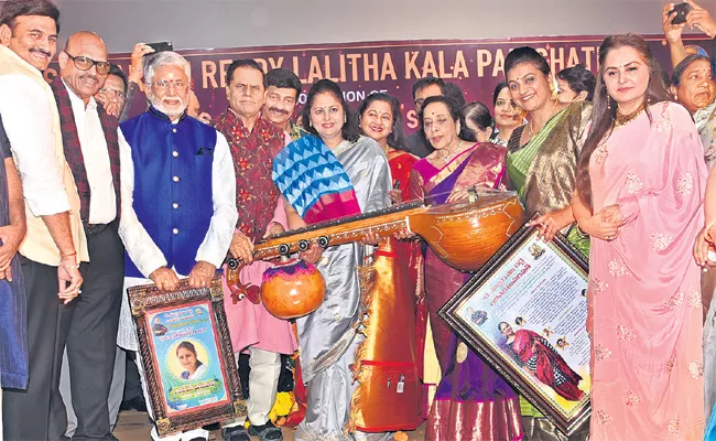 TSR Abhinaya Mayuri Award To Jayasudha - Sakshi