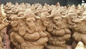 People gear up for celebrating an Eco-friendly Ganesh