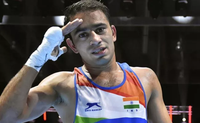 Amit Panghal Creates History In World Championship - Sakshi