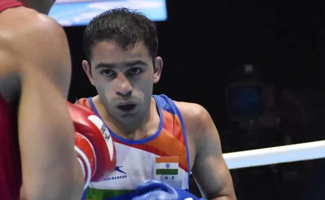 Amit Panghal Loses Final World Boxing Championship - Sakshi