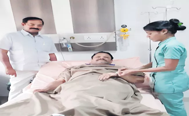 MLC Farooq Hussain Joins In Hospital With Dengue Fever - Sakshi