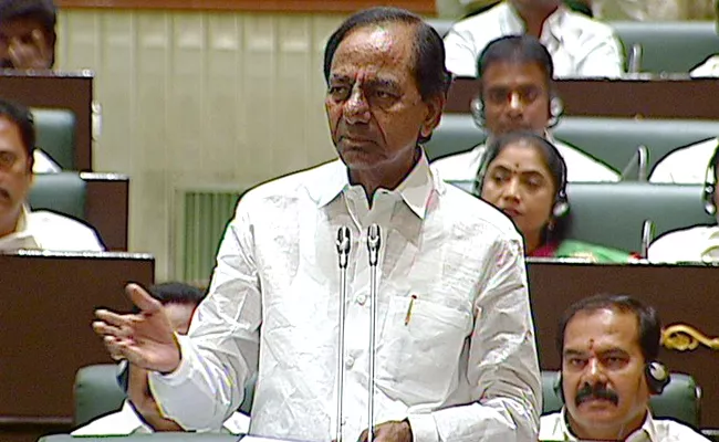 Telangana Cm Kcr Fires On Congress Over Medigadda - Sakshi