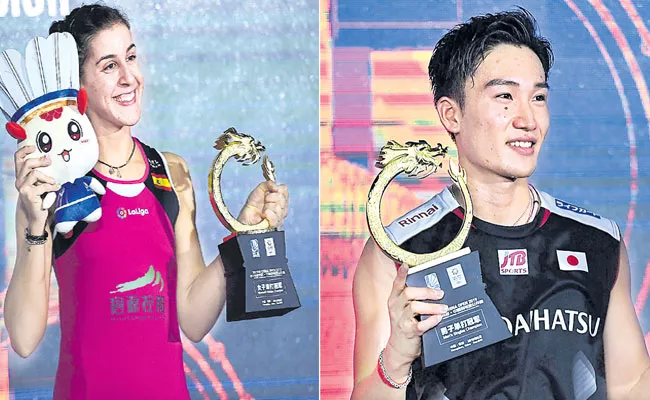 Carolina Marin Beats Tai Tzu Ying in Final to Win Title on Injury Return - Sakshi